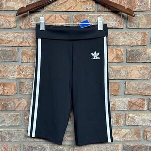 adidas Originals Women's HW Shorts Tights‎ Black Size 2XS GN2842 Biker NEW Prime